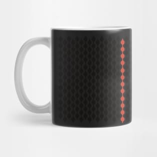 Graphic retro pattern, drops on string Mug